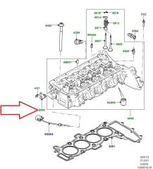 LR073690 JDE36971 Su Çıkış Bağlantısı