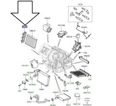 LR079185 LR003205 Polen Filtre Kapağı Evoque Freelander 2