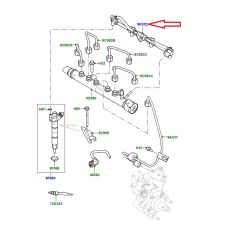 LR157748 LR139695 JDE41394 JDE40928 Mazot Geri Dönüş Hortumu