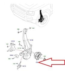 LR178617 LR146814 Wheel Hub Front Defender Discovery NTN