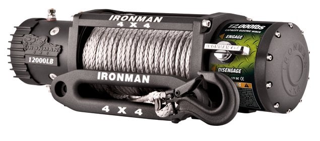 Ironman 4x4 12000 LB Sentetik Halatlı Monster Vinç WWB12000SR