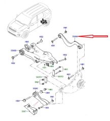 LR137509 J9C26799 Arka Sağ Üst Kol