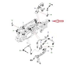 T2H20164 Radiator Hose Genuine