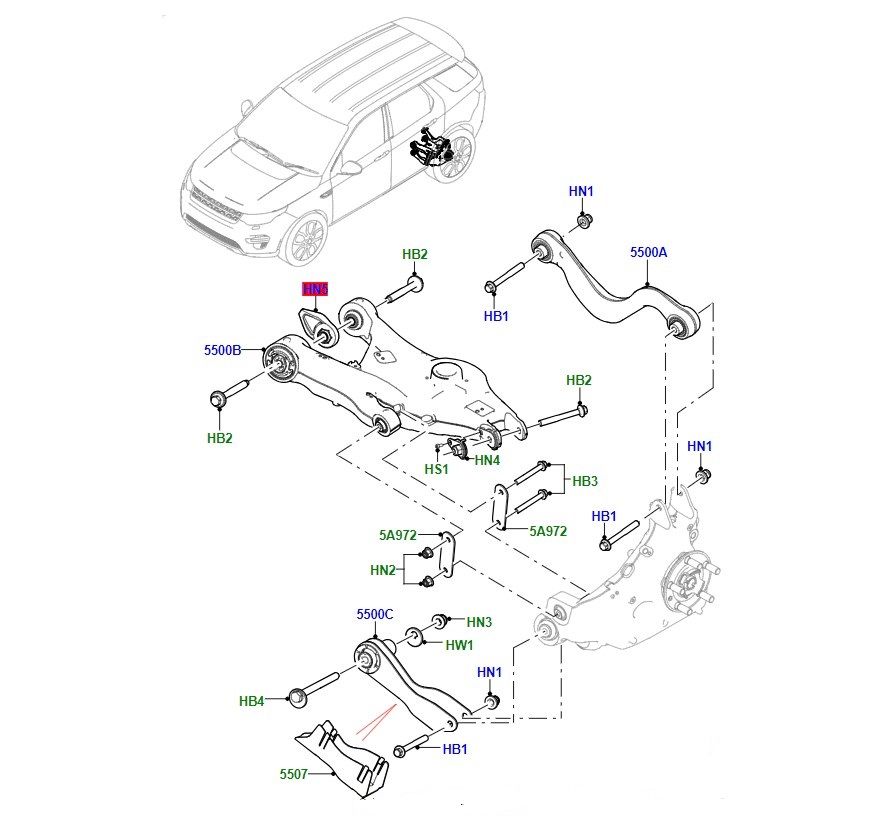 LR174238 LR124617 J9C37748 J9C18094 Salıncak Arka Sağ