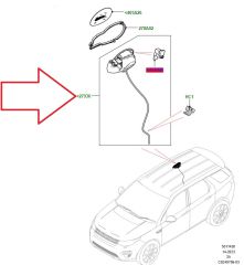 LR058473 Depo Kapak Boğazı Kilidi Discovery Sport