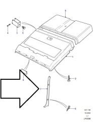 Defender Windscreen Pillar Inner Cover Right MTC5212