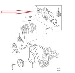 PQS500620 PQS500520 Motor Ön Kasnak ve Braket Puma Defender