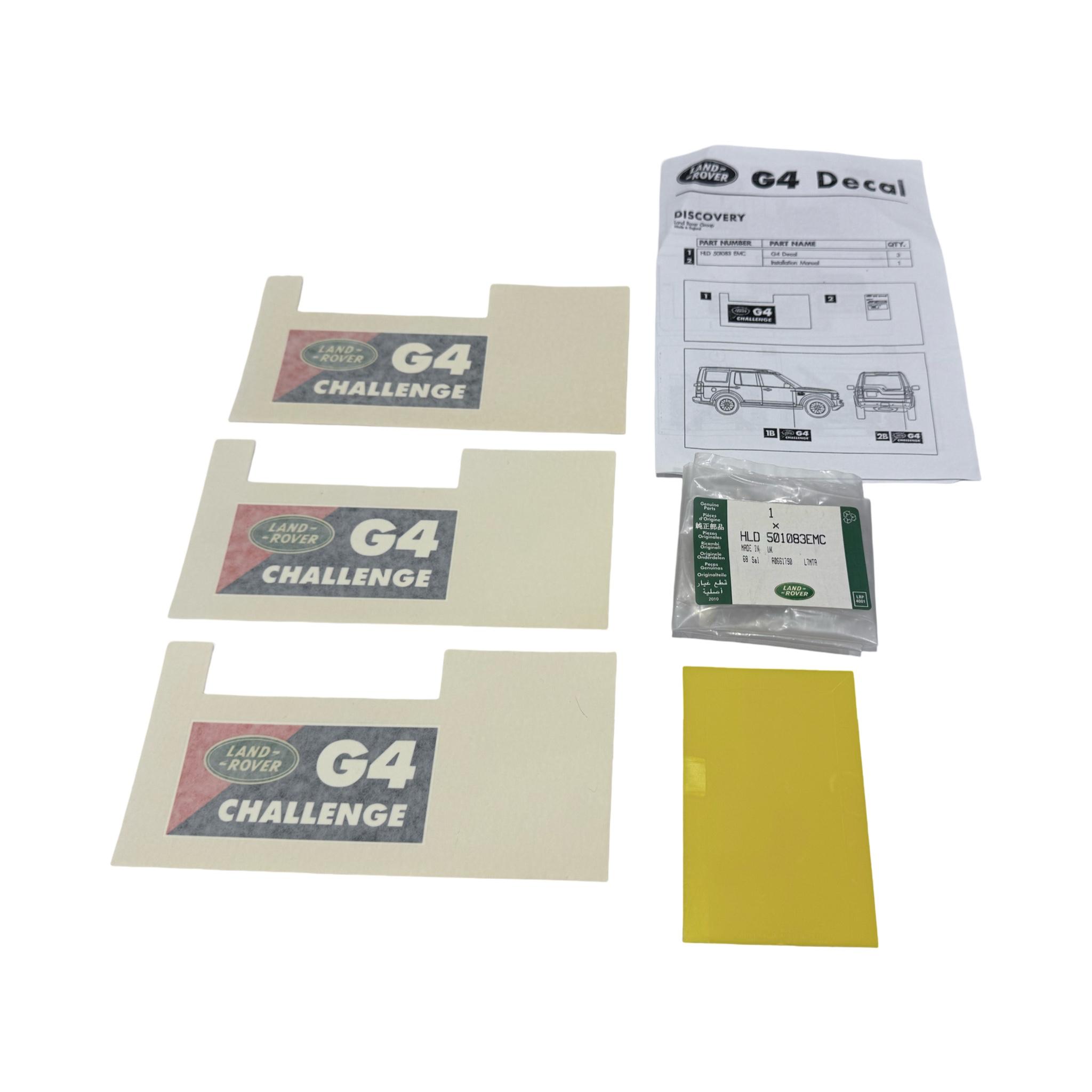 ロロコ HLD501083EMC G4 Challenge Logo Sticker | Land Rover | Huma Oto