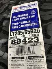 BFG 285/65R20 All-Terrain KO2 Lastik