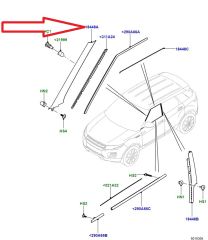 LR077217 LR071305 LR050765 Ön Cam Direği Kaplama Sağ