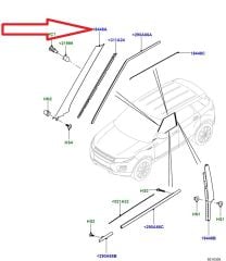 LR077218 LR071307 LR050767 Ön Cam Direği Kaplama Sol