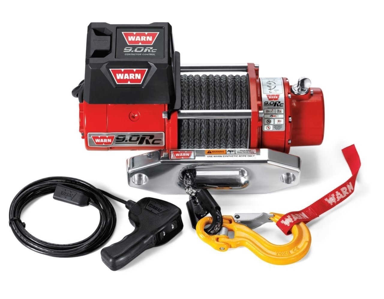 Warn 9.0RC 9000 LB Rock Crawler Synthetic Rope Winch 71550