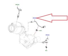 LR140081 Egzoz Sensörü LR100468