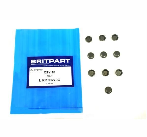 Defender 2.5 Flat 200 300 Tdi Valve Caps 10 Pcs. LJC100270