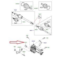 LR150604 J9C23047 Ön Aks Braket Burcu