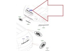 LR174355 LR162802 LR063642 Kaput VERY Yazı Discovery Sport