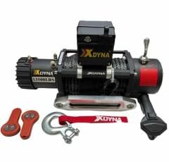 XDYNA 13500 LB Çift Kumandali Sentetik Halatlı Off Road Vinci