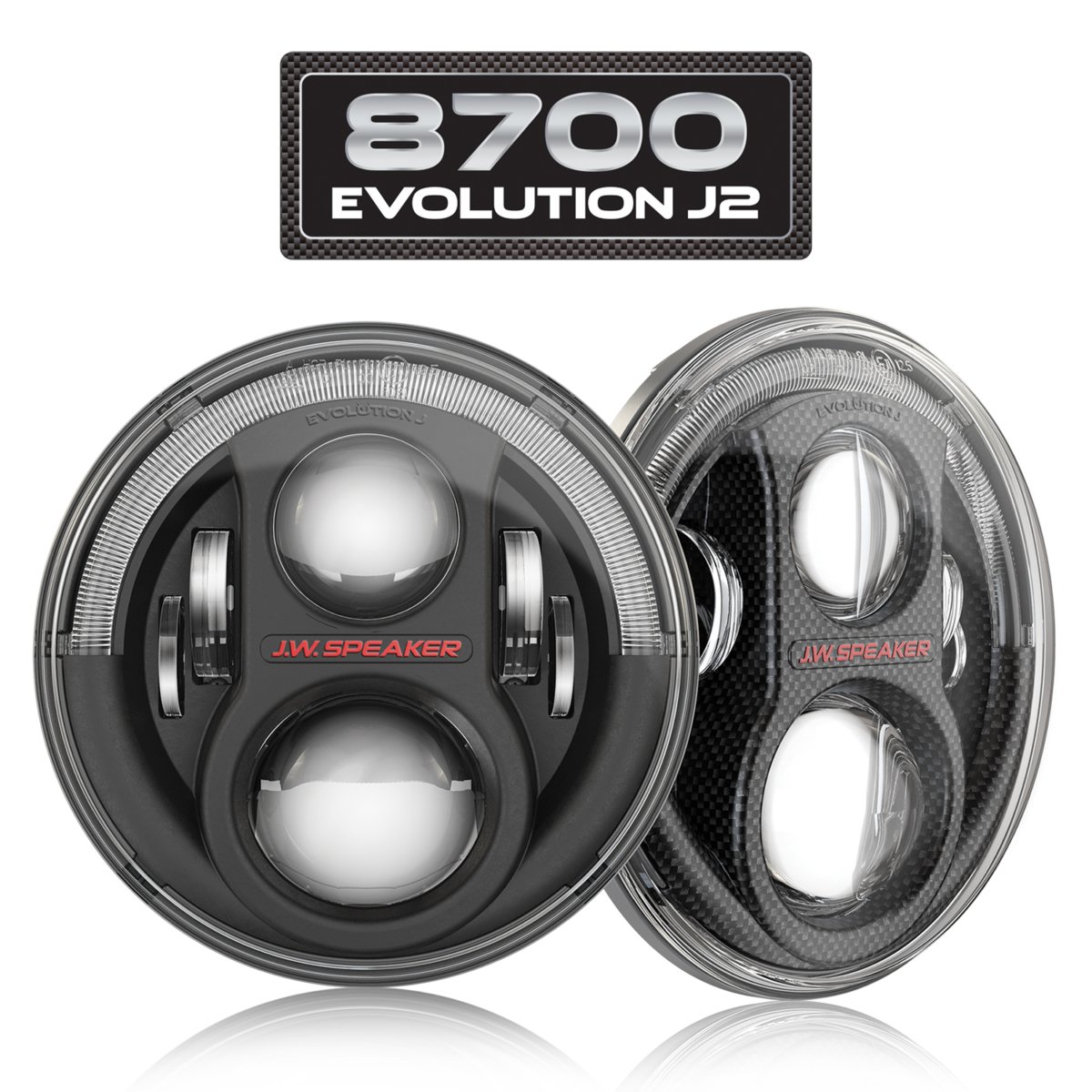 8700 Evolution J2 Series Dual Burn 7 inch LED Headlight 0554543