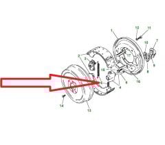 STC246 FRC8549 Hand Brake Spring Range Rover Classic RRC Defender