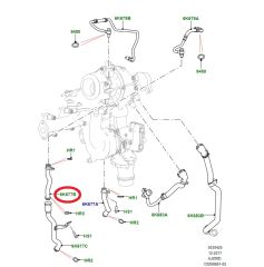 LR081635 JDE39498 Oil Return Hose
