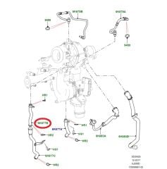 LR081635 JDE39498 Yağ Dönüş Hortumu