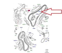 110123464 LR142281 JDE41018 Eksantrik Dişlisi Egzoz Orijinal