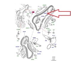 110123464 LR142281 JDE41018 Eksantrik Dişlisi Egzoz Orijinal