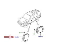 LR044069 LR023342 C2D27800 C2D16742 Kapı Modülü Ön Sağ