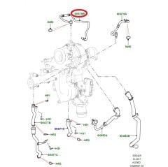 LR081639 JDE39581 Turbo Yağ Giriş Hortumu