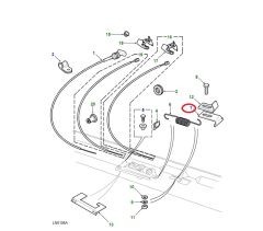 LR016707 FPN500010 FPN000010 393218 Hood Holder Adjustment Bracket