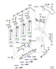 LR073709 JDE36804 Injection Pump Leak Off Tube Bosch