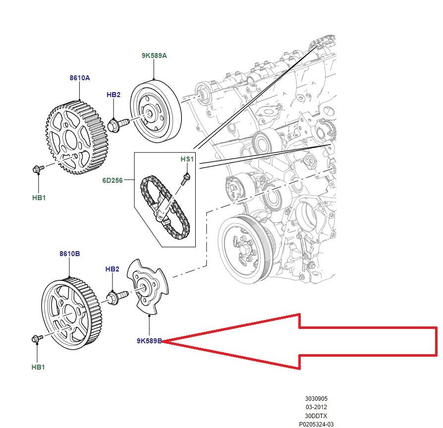 LR120555 Sol Eksantrik Dişli Göbeği Range Rover Discovery