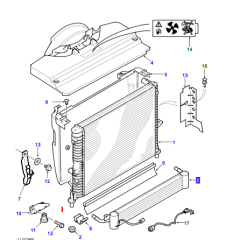 Discovery 2 V8 Şanzıman Yağ Soğutucu PFZ100011