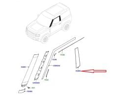 524123612 LR159186 LR130137 B-Direk Kaplaması Sol Defender