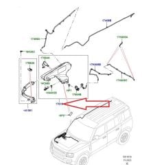 LR181140 LR129812 Wiper Water Container Defender