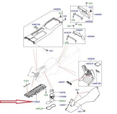 LR084038 LR069579 LR048941 LR037385 Cup Holder Mechanism