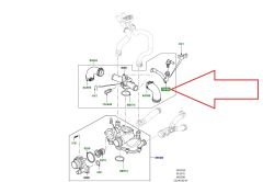 LR023142 Radiator Air Bleed Hose 4.4 V8 Diesel Range Rover