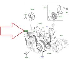 LR057467 C2C22802 Avara Kasnak Sağ Üst 2.0 Benzinli
