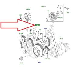 LR057451 C2D19768 Avara Kasnak Orta Üst 2.0 Benzinli