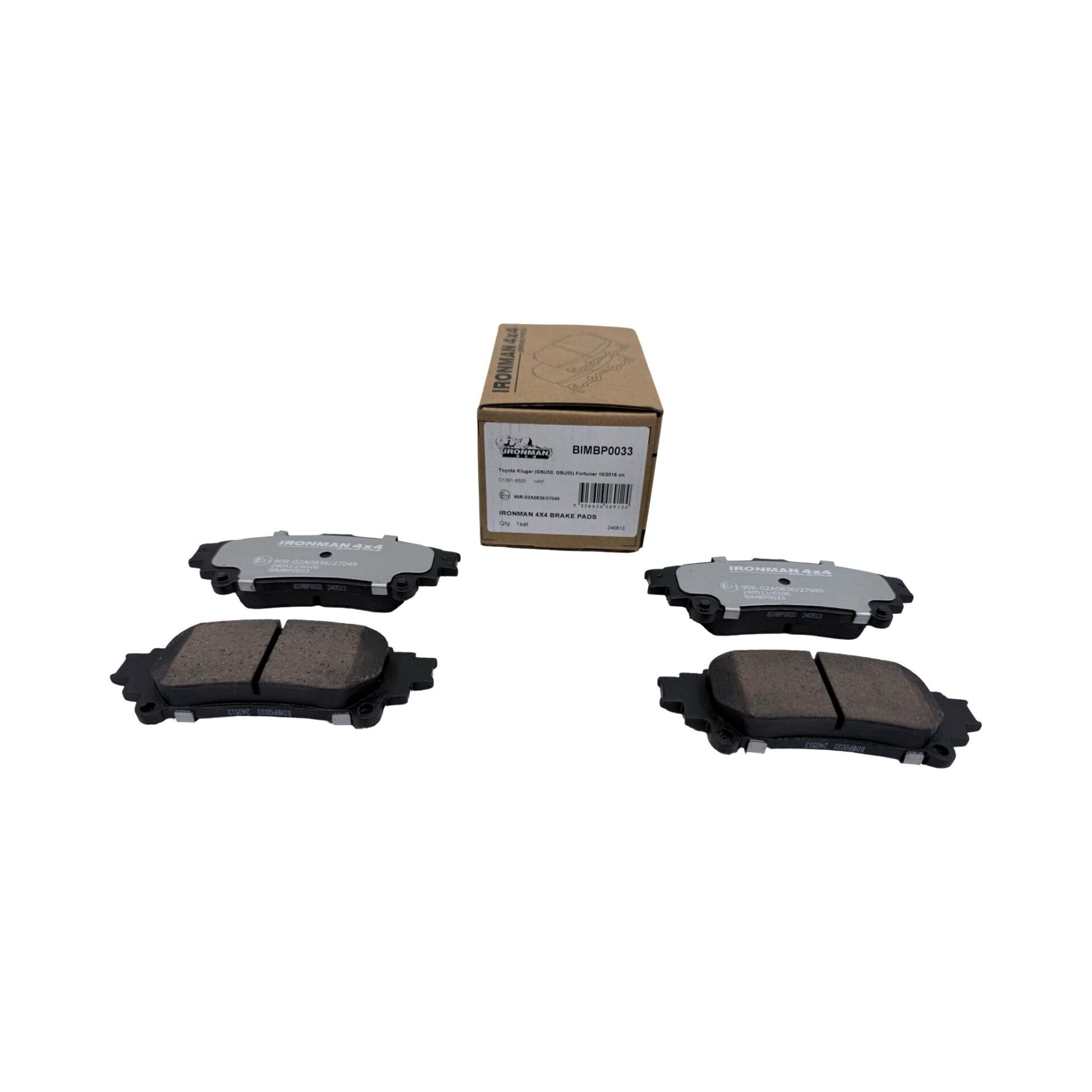 BIMBP0033 Hilux GR Sport Kevlar Seramik Arka Fren Balatası