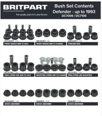 DC7009 PolyBush Burç Kiti 1986-1993 Defender