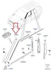 Range Rover Sport A-Mail Cover Right LR076514