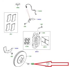 LR167246 W782023SJ49 Fren Disk Civatası Yeni Range Rover