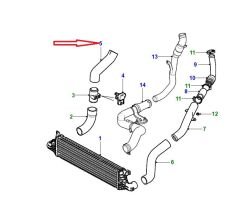 C2S26986 Intercooler Hortumu
