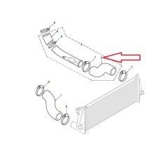 PNH102121 PNH102120 intercooler Hortumu Td5