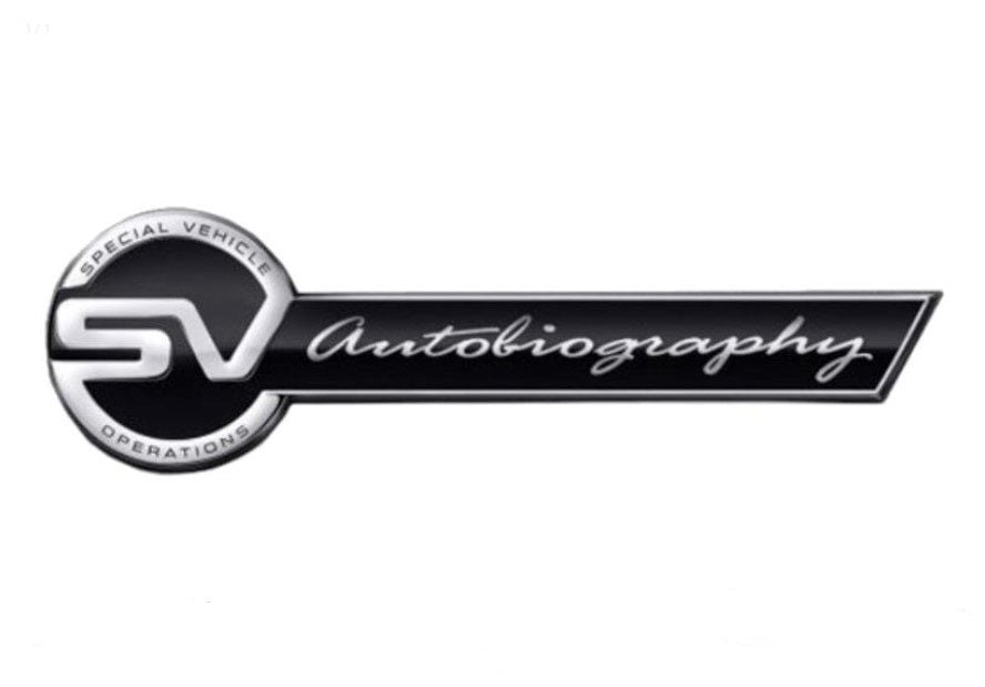 LR074265 SV Autobiography Logo Range Rover