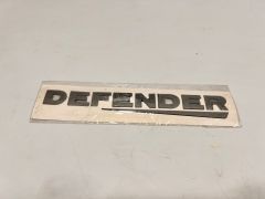 Defender Arka Yazı Koyu Gri