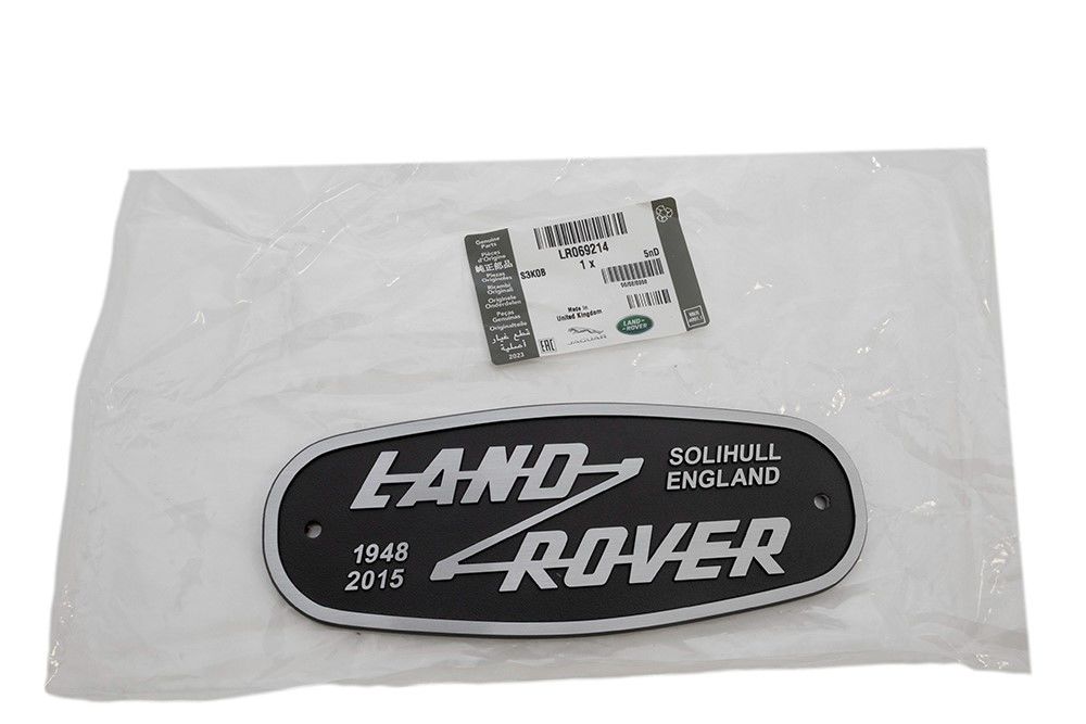 LR069214 Heritage Ön Panjur Logosu Defender