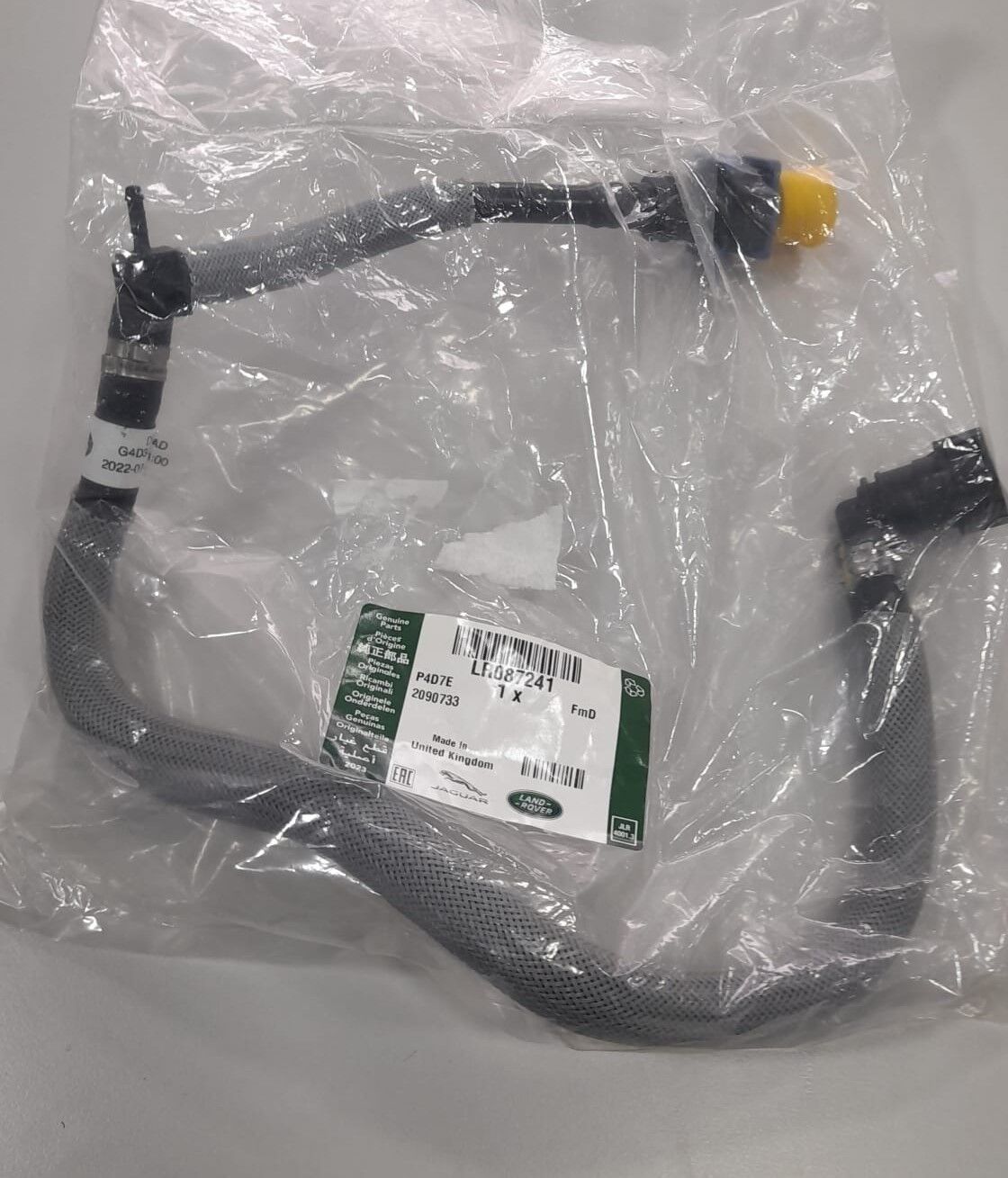 LR087241 JDE39240 JDE36846 Mazot Dönüş Hortumu