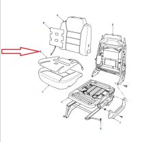 HGT500020 AWR5156 Heating Pad Front Seat Discovery 2